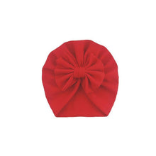 Load image into Gallery viewer, Baby Girl Hat Turban With Bow Knot Infant Beanie Solid Big Bowknot Cap For Girls Kid Hats
