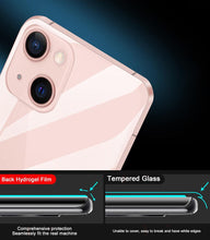 Load image into Gallery viewer, Full Cover iPhone 14 13 11 12 XS MAX XR X 7 8 6 6S SE Pro MAX Plus Mini Soft Back Phone Screen Protector Anti Bubble/Scratch Ultra Thin Tempered Glass Screen Protector
