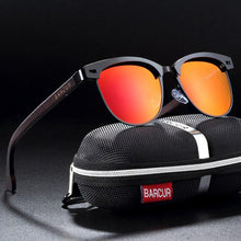 Load image into Gallery viewer, Retro Cat Eye Wood Polarized Elegant Best Seller Sunglasses  Stainless Steel Frame Wood Unisex Sunglasses for Men and  Women Oculos lunette de soleil femme
