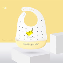Load image into Gallery viewer, Bib Waterproof Silicone Feeding Saliva Towel Newborn  Adjustable Bur Cloth Turban Disposable Cartoon with Elegant Deisgn For Baby and Kids
