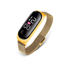 Load image into Gallery viewer, STEVVEX Men's Business Electronic Watch Simple Luxury Steel Belt Folding Buckle Sports Digital Watch For Men and woman
