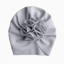 Load image into Gallery viewer, Handamde Elegant Baby Hats for Girls Big Bow Turban Hat Newborn  Baby Beanie Cap Solid Color Style
