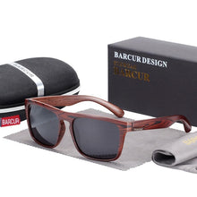 Load image into Gallery viewer, Luxury Polarized Imitation Wood Sunglasses for Men and Women  Retro Sunglasses Fashion Retro Style  Oculos de sol
