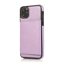 Load image into Gallery viewer, Leather Wallet Case For iPhone 11 Pro Max XS Max XR X 8 7 6S 6Plus 5 5S With Stand Card Pocket Case Cover Shockproof Texture PU Leather  Wallet Cover
