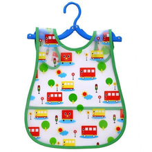 Load image into Gallery viewer, Modern Interesting Cartoon Adjustable Baby Bibs Waterproof Lunch Feeding Bibs Baby Cartoon Feeding Cloth Children Bib For Kids
