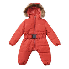 Load image into Gallery viewer, Winter Clothes For Infant Baby Hooded Warm Thick Snowsuit Jumpsuit Romper for Boys and Girls  Style
