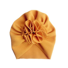Load image into Gallery viewer, Handamde Elegant Baby Hats for Girls Big Bow Turban Hat Newborn  Baby Beanie Cap Solid Color Style
