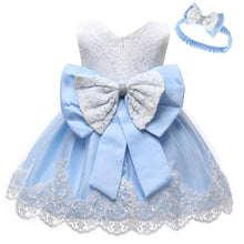 Load image into Gallery viewer, Luxury Modern Baby Girl Christmas Dress Newborn Baby Girls Bow Dresses For Baby 1st Year Birthday Party
