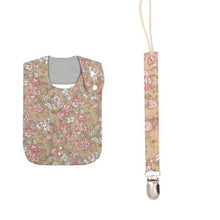 Load image into Gallery viewer, Floral Vintage Newborn Double Side Bibs Boys Girls Waterproof Linen Cotton Saliva Towel
