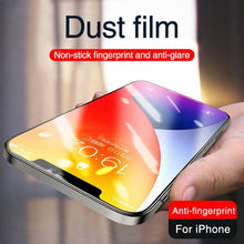 Load image into Gallery viewer, 5Pcs 20000D Black Transparent Screen Protector for iPhone 14 13 12 mini 11 Pro X XS Max XR SE 9H 2.5D Clear Tempered Glass Film Edge to Edge Case Friendly Screen Protection Film For iPhone
