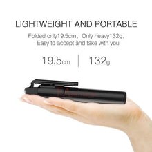 Load image into Gallery viewer, 3 in 1 Wireless Bluetooth Selfie Stick Extendable Handheld Monopod Foldable Mini Tripod With Shutter Remote
