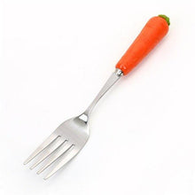 Load image into Gallery viewer, Baby Gadgets Tableware Set Children Utensil Stainless Steel Toddler Dinnerware Cutlery Cartoon Infant Food Feeding Spoon and Fork
