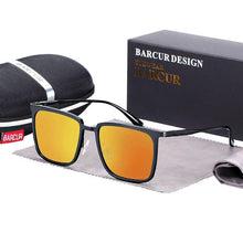 Load image into Gallery viewer, New Elegent Polarized Square Sunglasses Aluminium Magnesium Sunglasses  for Men and Women With UV400 Protection
