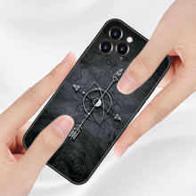 Load image into Gallery viewer, Anchor Boat Ship Wheel Phone Case For iPhone 13 12 Mini 11 Pro XS Max XR X 8 7 6S 6 Plus 5S 5 SE 2020 Black Cover Custom Anchor Hard Back Cover Case

