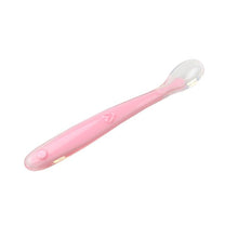 Load image into Gallery viewer, Baby Soft Silicone Spoon  Color Temperature Sensing Spoon Children Food For Baby Boys Or Girls Feeding Tools
