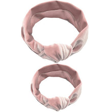 Load image into Gallery viewer, Modern  Mother &amp; Baby Headbands Kids Girl Bow With Rabbit ear Print Floral Hair Bands Parent-Child Hair Accessories
