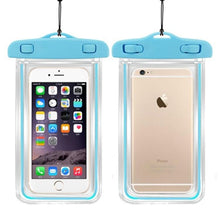 Load image into Gallery viewer, Colorful Pouch Universal Waterproof Cell Phones Useful Dropping Convenient To Use Lightweight Portable Bags Plastic Waterproof Underwater Pouch for Mobile Phone Case &amp; Strap 3.5 -6 inch
