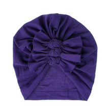 Load image into Gallery viewer, Modern Handamde Toddler Baby Boys&amp; Girls Turban Head Wrap Beanie Cotton Hat Solid Cap Headband For Kids
