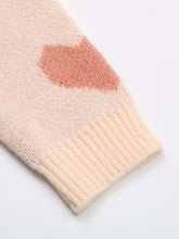 Load image into Gallery viewer, Heart Pattern Drop Shoulder Sweater | NCS

