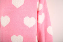 Load image into Gallery viewer, Heart Print Valentine's Day Crew Neck Sweater | NCS
