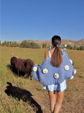 Load image into Gallery viewer, Heavy Thread Handmade Daisy Wool Cardigan | NCS
