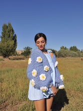 Load image into Gallery viewer, Heavy Thread Handmade Daisy Wool Cardigan | NCS
