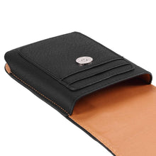 Load image into Gallery viewer, Universal Leather Case for iPhone Mens PU Leather Vertical Case with Belt Clip for iPhone Waist Pack Belt Clip Bag for 3.5-6.3" Mobile Phone Pouch Phone Cover
