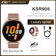 Load image into Gallery viewer, NEW Luxury Elegant Woman Bluetooth Android/ios Waterproof GPS Smart Watch With Touch Screen Sport Health Multifunctional Smart Watch
