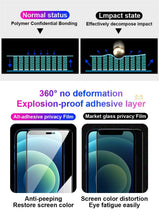 Load image into Gallery viewer, Anti Spy Ceramic Film For Iphone 13 12 11 Pro Max Mini Xr Xs Max Se 2020 8 6s 7 6 Plus Se3 Mobile Phone Screen Protector  Anti-scratch, Ultra-clear Screen Protector Film For Iphone
