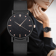 Load image into Gallery viewer, Cusual Ladies Watch Romantic Starry Sky Dial Women's Quartz Fashion Wristwatch  For Women and Girls
