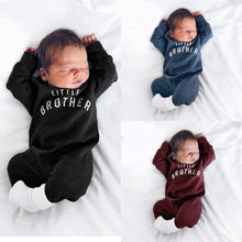 Load image into Gallery viewer, Newborn Baby Button Letter Long Sleeve Romper / jumpsuit for baby girls and boys.
