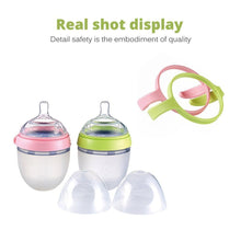 Load image into Gallery viewer, Baby Bottle For Milk and Breastmilk Wide Neck Soft Silicone Feeding Container Baby Water Bottle kids Nursing Bottles
