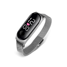 Load image into Gallery viewer, STEVVEX Men's Business Electronic Watch Simple Luxury Steel Belt Folding Buckle Sports Digital Watch For Men and woman
