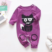Load image into Gallery viewer, Baby Clothes Boys Girls Romper Floral Dinosaur Car Printed Long Sleeve Cotton Romper Kids Jumpsuit Playsuit For Kids
