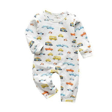 Load image into Gallery viewer, Newborn Baby Rompers Pajama Cotton Cute Letter I Love Daddy and Mummy Long Sleeve rompers Clothes For Baby Kids
