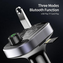 Load image into Gallery viewer, 3.0 Car USB Charger USB Car Phone Charger Fast Charge With FM Transmitter Bluetooth Car Kit LED MP3 Player
