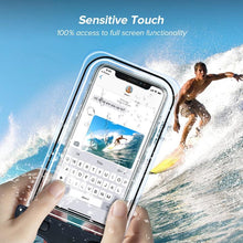 Load image into Gallery viewer, Swimming Bags Waterproof Phone Case Water proof Bag Mobile Phone Pouch Cover for iPhone 12 Pro Xs Max XR X 8 7 Phone Case Bag With Lanyard Compatible with iPhone
