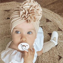Load image into Gallery viewer, Baby Flower Turban Headwraps Caps Elastic Hair Accessories Bow For Baby Girls
