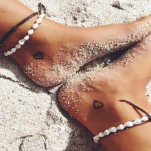Load image into Gallery viewer, Luxury Bohemian Star Shell Ankle Bracelet Foot Jewelry Brecelet Simple Shell Anklets for Women Summer Style
