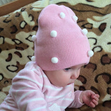 Load image into Gallery viewer, Baby Winter Cap Baby Soft Warm Hat Cap Knit Baby Cap Soft Elastic Children Casual Warm Cap For Boys and Girls
