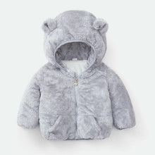 Load image into Gallery viewer, Shiny Toddler Baby Warm Hooded Coat Winter Outerwear Infant Clothes Cute Jacket Baby Clothes For Girls
