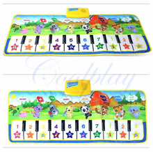 Load image into Gallery viewer, Musical Mat With Animal Voice Baby Piano Playing Carpet Music Game Instrument Toys Early Educational Toys For Kids
