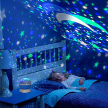Load image into Gallery viewer, LED starry Night Light Projector Lamp For Baby And Children Sleep Room Interesting Light Shot Modern Lamp
