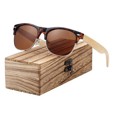 Load image into Gallery viewer, Brand Bamboo Handmade Luxury Polarized Modern and Retro Wood Sunglasses for  Men  and Women With  UV400 Protection
