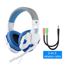 Load image into Gallery viewer, Professional Led Light Gaming Headphones for Computer Adjustable Bass Stereo PC Gamer Over Ear Wired Headset With Mic
