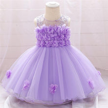 Load image into Gallery viewer, Luxury Elegant Handamde Girls Baby Dresses Lace Tulle Baptism Dresses for  Party and  Wedding Baby Clothing Dress
