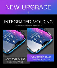 Load image into Gallery viewer, 20D Full Cover Tempered Glass For iPhone 11 12 13 mini Pro X XR XS Max Screen Protector For iPhone 6 7 8 Plus SE Protective Film HD Clear Easy Installation Frame 9H Hardness Bubble Free Anti-Scratch &amp; Anti-Fingerprint
