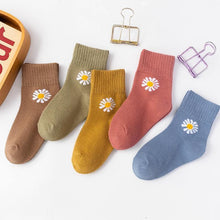 Load image into Gallery viewer, 5 Pairs Baby Boys Winter Socks Cartoon Bear Kids Spring Autumn Cotton Breathable For Kids
