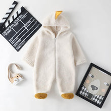 Load image into Gallery viewer, Luxury Modern Newborn Baby Boy/Girl Clothes Long Sleeve Hoddies Bear Zipper Baby Romper Clothes Autumn Winter Season For Kids and Baby
