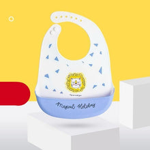 Load image into Gallery viewer, Modern Baby Bibs Waterproof Silicone Feeding Baby Saliva Towel Newborn Cartoon Aprons Baby Bibs Adjustable Burp for Baby Kids
